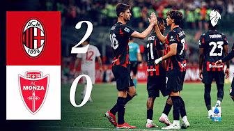 Gabbia e la punizione di João Félix decidono l'ultima di Serie A | AC Milan 2-0 Monza | Highlights background