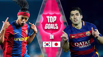 🔥⚽ TOP GOALS in SOUTH KOREA & JAPAN | FC Barcelona 🔵🔴 background
