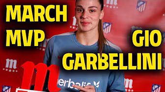 🏆 Gio Garbellini scoops March 'Jugadora Cinco Estrellas' powered by Fútbol Mahou MVP award