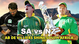AB De Villiers Shine! South Africa Edge New Zealand 2-1 | ODI Series 2007 Highlights
