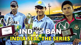 India vs Bangladesh 2004 | Dhoni's ODI Debut & Sehwag Show | Full ODI Series Recap