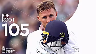 39th Test Hundred (and counting) 📈 | Joe Root Scores 105 at The Oval | England v India background