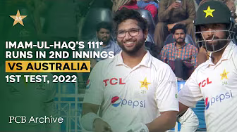 PCB Archive - Imam-ul-Haq's 🔙2️⃣🔙 💯s Against Australia in 1st Test 2022 in Rawalpindi