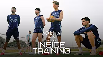 INSIDE TRAINING | The Arsenal squad's first training session in Dubai