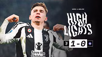 HIGHLIGHTS Serie A | Juventus 1-0 Inter | Conceicao's GOAL | The Derby of Italy is OURS! background
