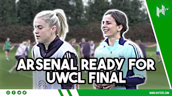 Arsenal READY for Barcelona after last training before UWCL FINAL