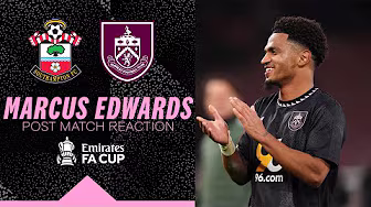 Edwards Reflects On Debut And Winning Goal Against The Saints | REACTION | Southampton 0 - 1 Burnley background