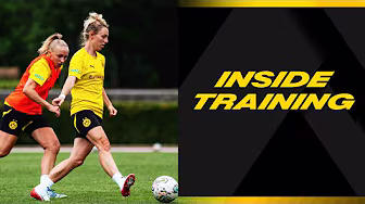 BVB women's training kicks off | Inside Training background