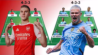 ARSENAL VS MAN CITY Head to head Potential starting lineup With Transfers 2025/2026