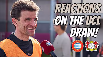 We face Leverkusen! That's what Müller, Laimer & Davies say about the round of 16 draw