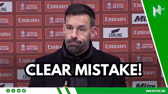 CLEAR MISTAKE! It is NOT GOOD ENOUGH! Ruud van Nistelrooy fumes background