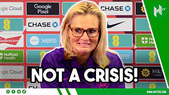 I am HONEST! I can't control a player's REACTION to that! Sarina Wiegman