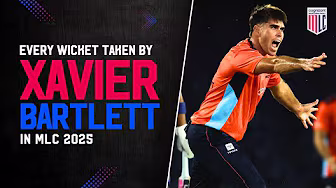 Every One Of Xavier Bartlett’s 18 MLC Wickets | 2025 Major League Cricket Season
