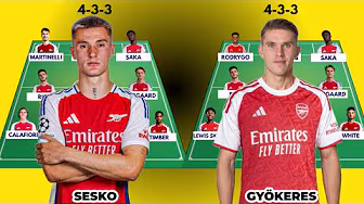 SESKO OR GYÖKERES | Arsenal Potential Starting lineup With Transfers | Transfer news 2025