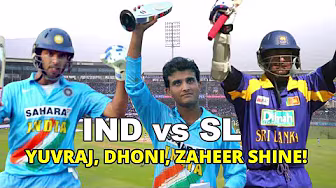 Yuvraj, Dhoni & Ganguly Shine! India vs Sri Lanka 2007 ODI Series | Full Recap & Highlights background