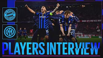 LE INTERVISTE DEI GIOCATORI NERAZZURRI | BAYERN MONACO 1-2 INTER | PLAYERS INTERVIEW 🎙️⚫🔵