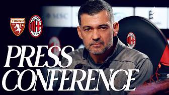 Coach Conceição ahead of #TorinoMilan | Press Conference background