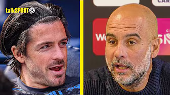 Pep Guardiola SNAPS at Grealish question & ADMITS he could be playing at 'ANOTHER PLACE' next season background