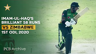 PCB Archive - Imam-ul-Haq's Brilliant Half-Century in Rawalpindi | PAK vs ZIM 1st ODI 2020 | MD2A background