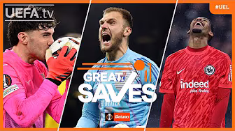 HEROIC Europa League Saves! ЁЯзд | Great Europa League Quarter-Final Saves backdrop