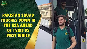 ЁЯОе Pakistan Squad Touches Down in the USA Ahead of T20Is vs West Indies ЁЯПП background