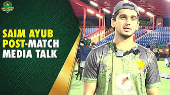 Saim Ayub post-match media talk | Pakistan vs West Indies, 1st T20I 2025 | PCB | MA2A