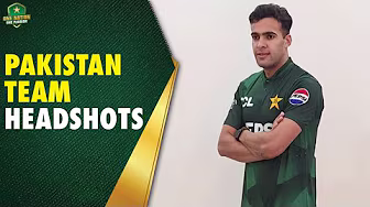 Camaraderie & Positive Vibes | Pakistan Team Headshots Before Bangladesh T20Is | PCB | MA2A background
