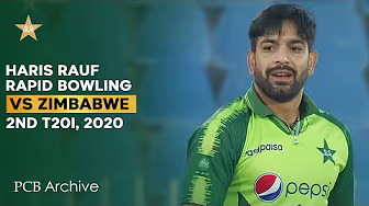 PCB Archive - Haris Rauf Rapid Bowling in Rawalpindi | PAK vs ZIM 2nd T20I 2020 | MD2A background