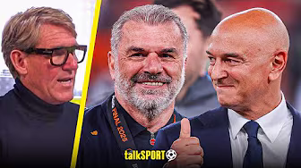 "LUDICROUS ANALYSIS!" Simon Jordan EXPLAINS Ange Postecoglou's future and Spurs' recruitment! background