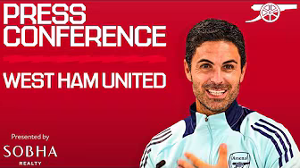PRESS CONFERENCE | Mikel Arteta previews West Ham | Merino upfront, team news & UCL draw | EPL background