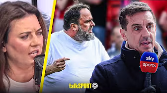 "Be the BIGGER person!" Natalie Sawyer INSISTS Nottingham Forest BANNING Gary Neville was WRONG! background