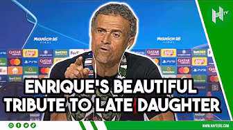 EMOTIONAL Luis Enrique's beautiful tribute to late daughter after winning Champions League ❤️