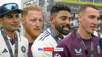 Siraj, Gill, Stokes and Brook REACT to epic fifth Test - FULL trophy presentation
