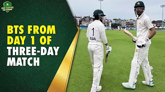 Match Action & BTS from Day 1 of three-day match between Pakistan Shaheens & PCC Select XI | MA2A background