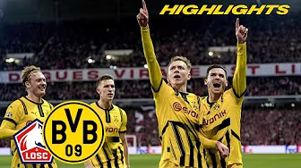 Beier & Can get us into the quarter-finals! | OSC Lille - BVB 1:2 | Highlights background