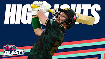 Moore 75 & Ahmed Hat-Trick! | Nottinghamshire v Lancashire - Highlights | Vitality Blast 2025 backdrop