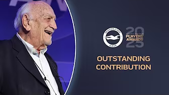 Emotional Scenes As Dick Knight Collects Outstanding Contribution Award