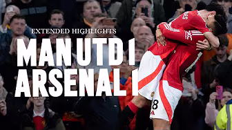 STUNNING Free-Kick 😱 | Man Utd v Arsenal | Extended Highlights