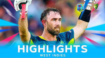 Maxwell Thrashes Six Sixes! | Extended Highlights | West Indies v Australia | 4th T20I background