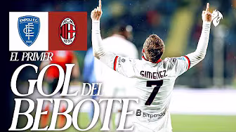 Santiago Gimenez's First Goal | Empoli 0-2 AC Milan | Full Match