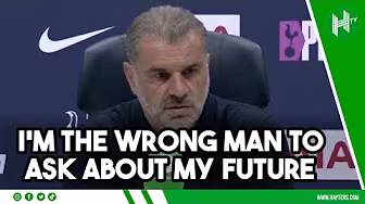 I CANNOT answer questions about my future | Ange Postecoglou background