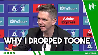 Dropping Toone NOT PERSONAL | Marc Skinner | Chelsea 3-0 Man Utd background