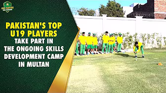 Pakistan's top U19 players take part in the ongoing Skills Development Camp in Multan | PCB | MA2A background