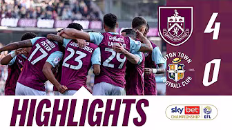 Clarets Dominate 10-Man Hatters In Four Goal Rout | HIGHLIGHTS | Burnley 4-0 Luton Town background