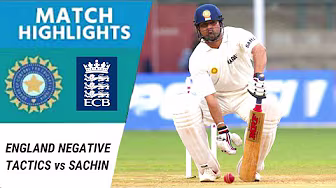 India vs England | Test Highlights | England’s Negative Tactics vs Tendulkar | Vaughan Handled Ball