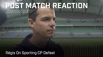 "It's important we become ruthless" | Régis On Sporting CP Defeat | Post Match Reaction background