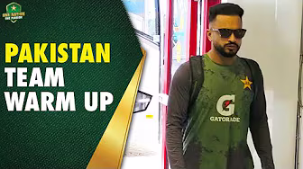 Pakistan team warm up before their 1st T20I match against West Indies | PCB | MA2A
