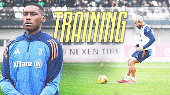 Juventus training with fans at JTC