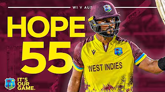Fighting Innings | Shai Hope Scores Half-Century at Sabina Park | West Indies v Australia T20I