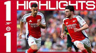 HIGHLIGHTS | Arsenal vs Brentford (1-1) | Partey | Premier League